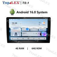 TOP LEX 9/10 Inch Universal Android Car Stereo, Big Screen GPS Navigation Radio Multimedia Player with Android Auto4